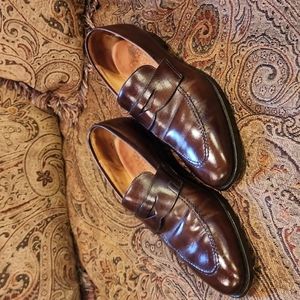 Men loafer 7D Crocket & Jones Sydney 5351 + 1094-01 dark brown burnish